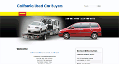 Desktop Screenshot of californiausedcarbuyers.com